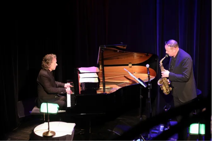 Marcus Schinkel (Piano), Thomas Heck (Saxophon)