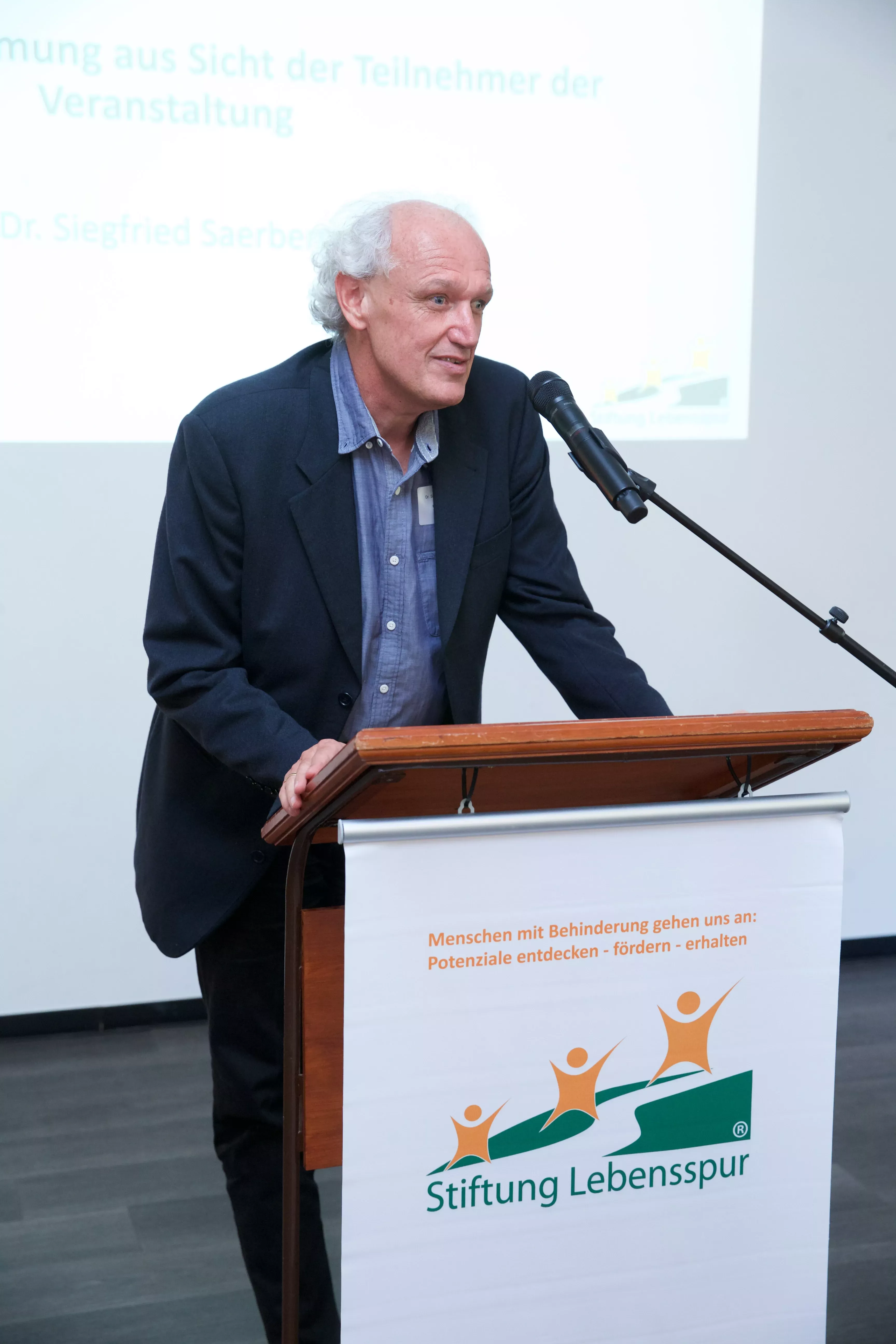 Dr. Siegfried Saerberg, Moderator bei der Standortbestimmung